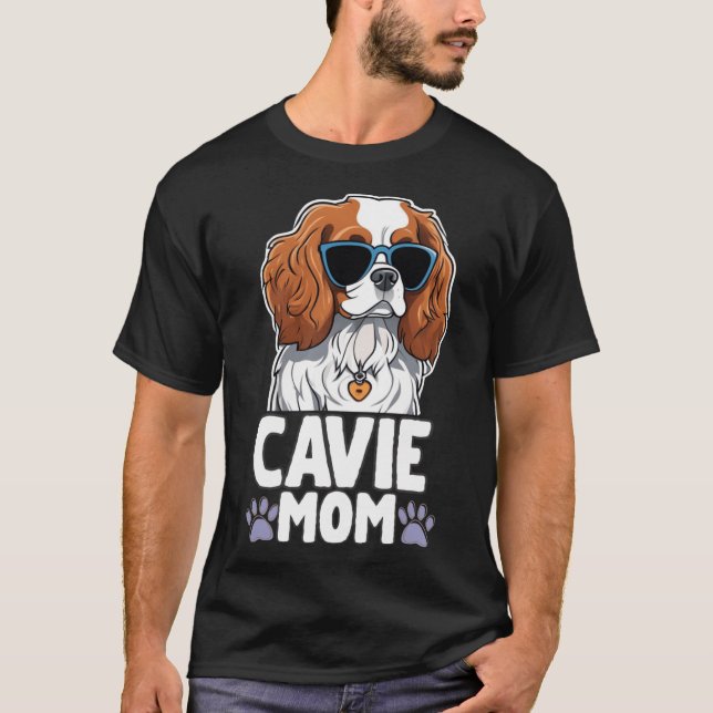 T-shirt Cavalier Mom Graceful1 friend (Devant)