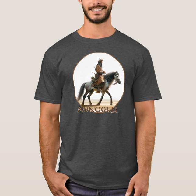 T-shirt Cavalier mongol (Devant)
