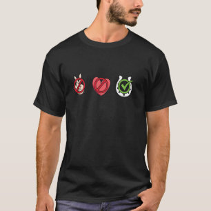 T-shirt Cavalier Paix Amour Dressage