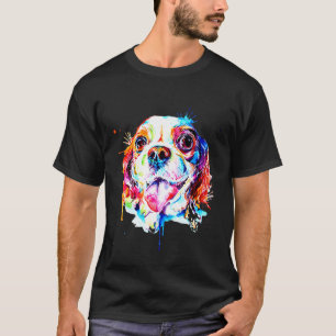 T-shirt Cavalier Roi Charles Espagnol Artistique Naissance