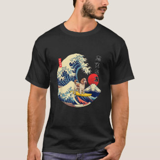 T-shirt Cavalier Roi Charles Espagnol Japonais Kanagawa Wa
