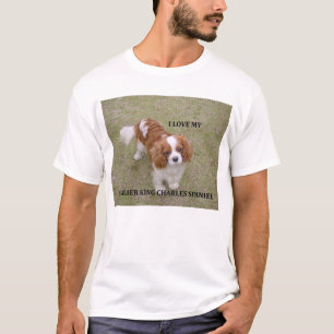 T-shirt Cavalier-roi-charles-spaniel blenheim aime w pic.