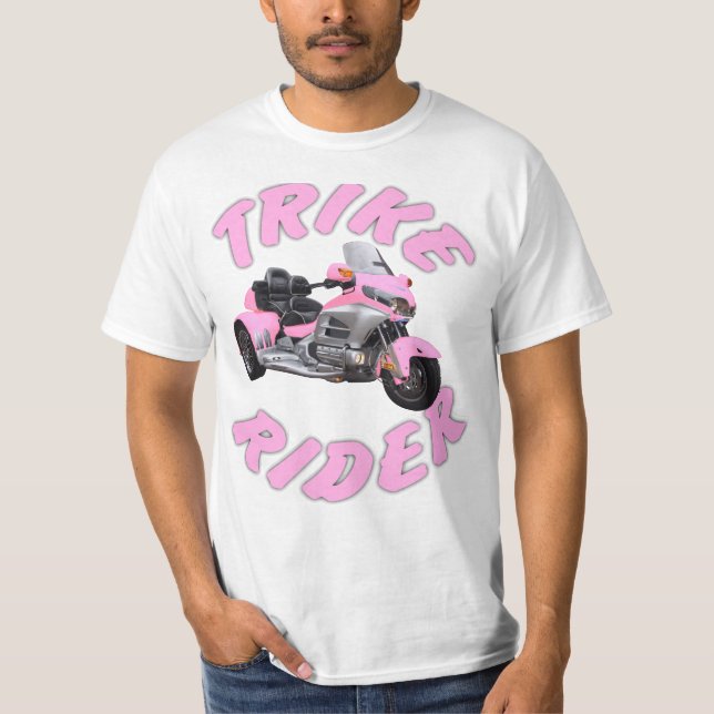 T-shirt Cavalier rose de tricycle (Devant)