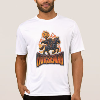 T-shirt Cavalier sans tête Halloween Orange Noir