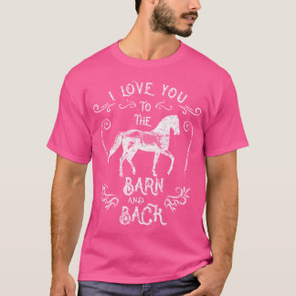 T-shirt Cavalière de cheval à cheval Rancher Homme d'écuri