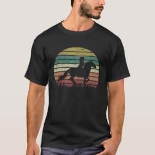 T-shirt Cavalière de ranch campagnard à cheval rétro vinta