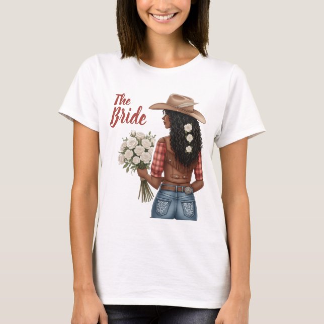 T-shirt cavalière la mariée (Devant)