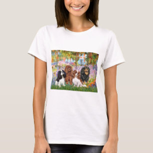 T-shirt Cavaliers (4) - dans le jardin de Monet