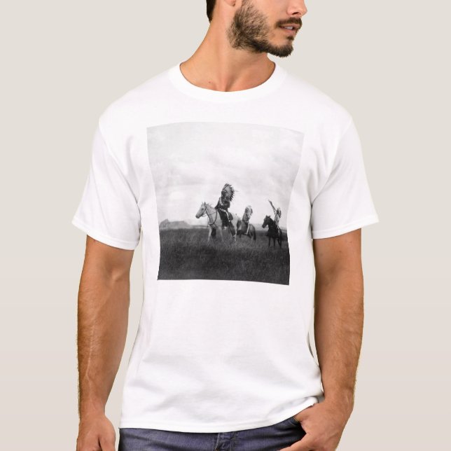 T-shirt Cavaliers de guerriers de Lakota (Devant)