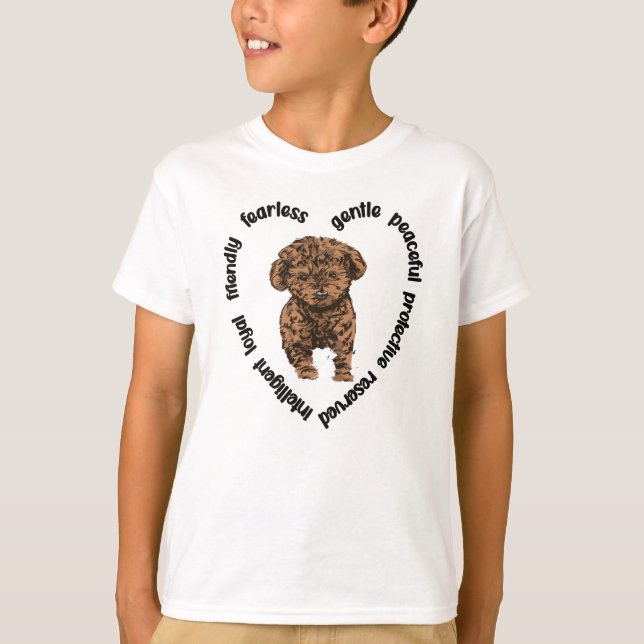 T-shirt Cavapoo Amoureux des chiens Cavapoo Maman Cavoodle (Devant)