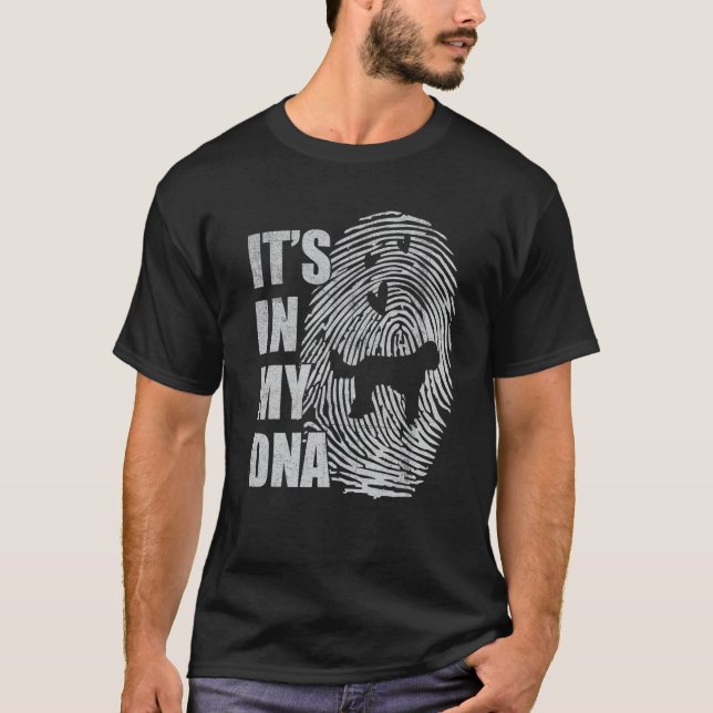 T-shirt Cavapoo DNA Chien Maman Papa Chien (Devant)
