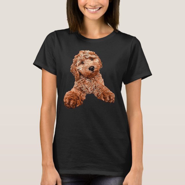 T-shirt Cavapoo Labradoodle Goldendoodle Mélange de canicu (Devant)