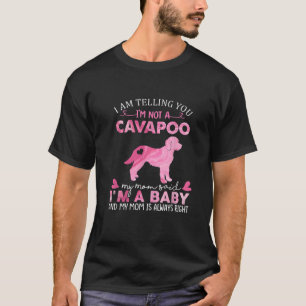 T-shirt Cavapoo Maman Bébé Funny Mignonne Chien Propriétai
