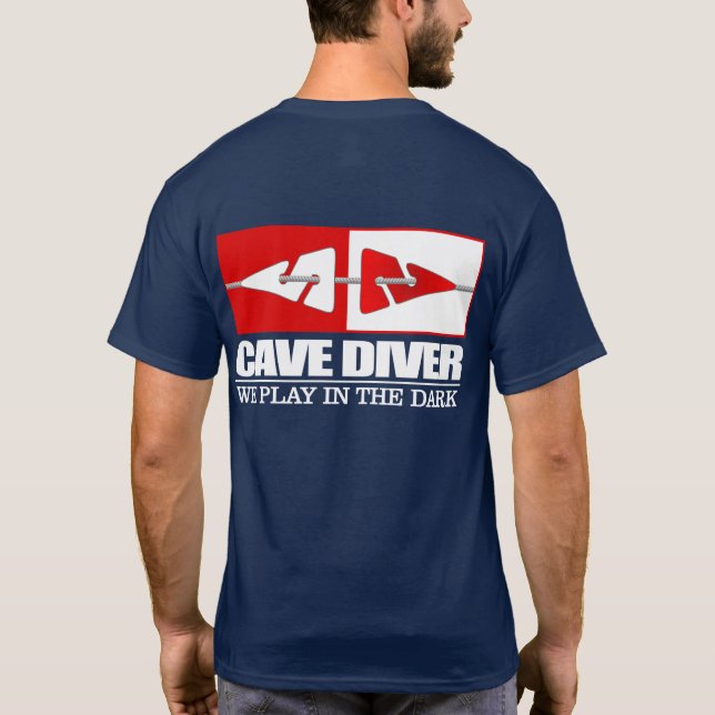 T-shirt Cave Diver (LM) (Dos)