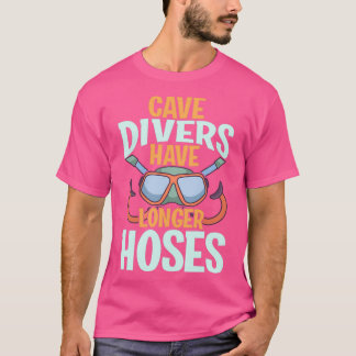 T-shirt Cave Diverge Longer Hoses Diving Diver