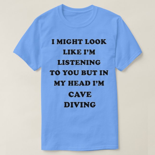 T-shirt Cave Diving Gift Present For Men Women 2 (Design devant)