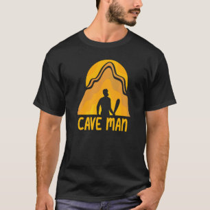 T-shirt Cave Man Explorer Caving Exploration Hobby