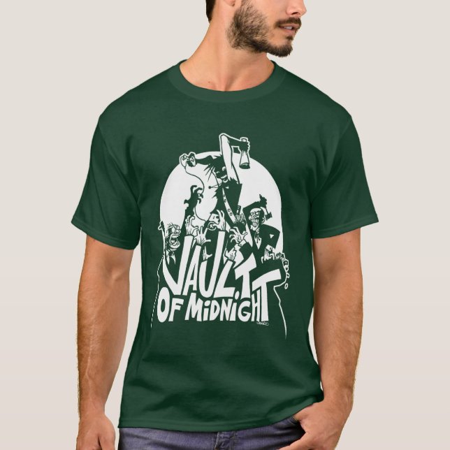 T-shirt Caveau de garçons amis de zombies de minuit (Devant)