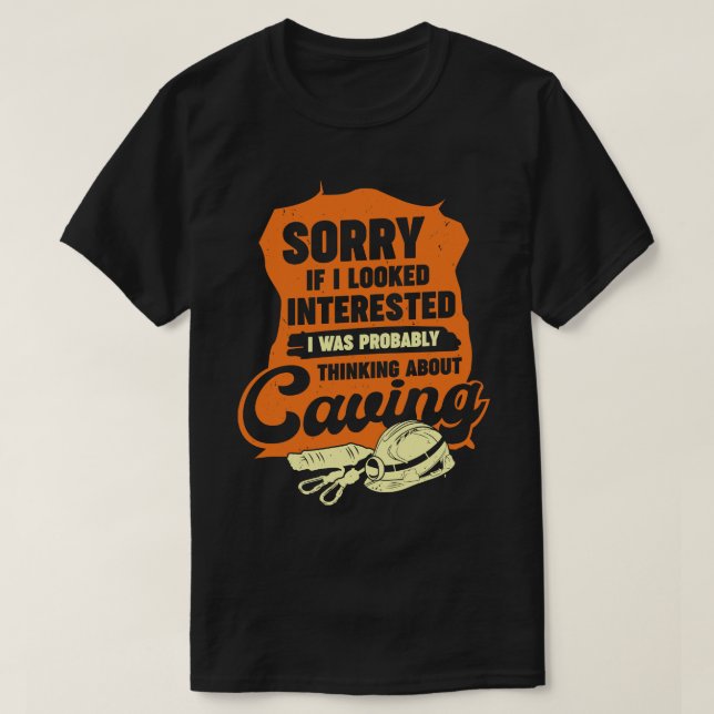 T-shirt Caving Spelunding Potholing Caver Cadeau (Design devant)