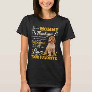 T-shirt Cavoodle Cher Merci Maman Pour Être Ma Maman