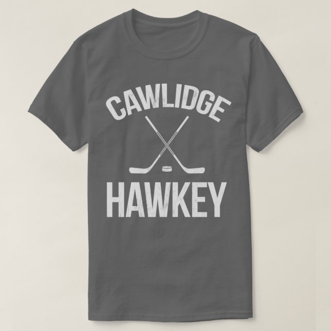 T-shirt Cawlidge Hawkey Puck Stick patinoire (Design devant)