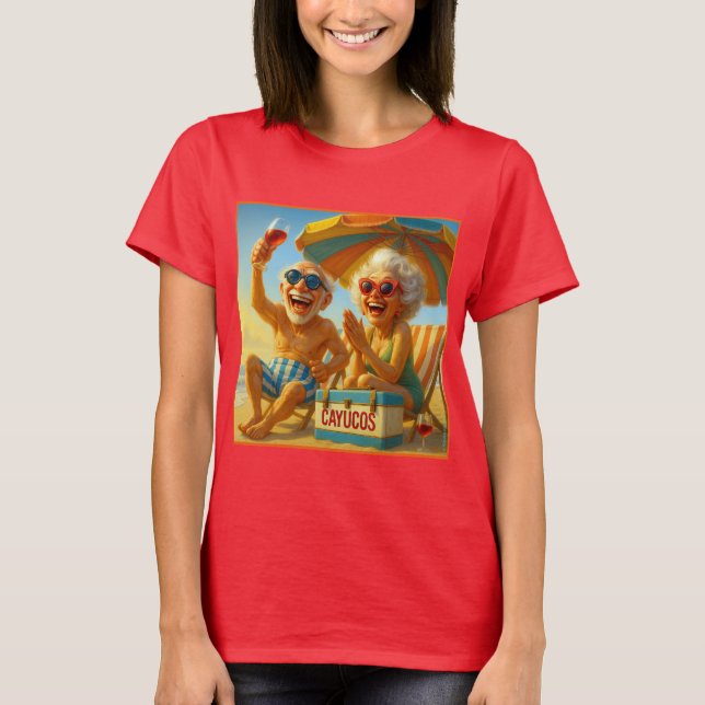 T-SHIRT "CAYUCOS FOREVER COOL TEE". (Devant)