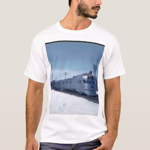 T-shirt CB&Q "zéphyr pionnier" #9900_Trains