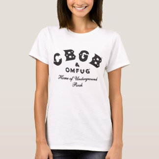 T-shirt CBS raglan Baseba souterrain de punk rock de Cbgb