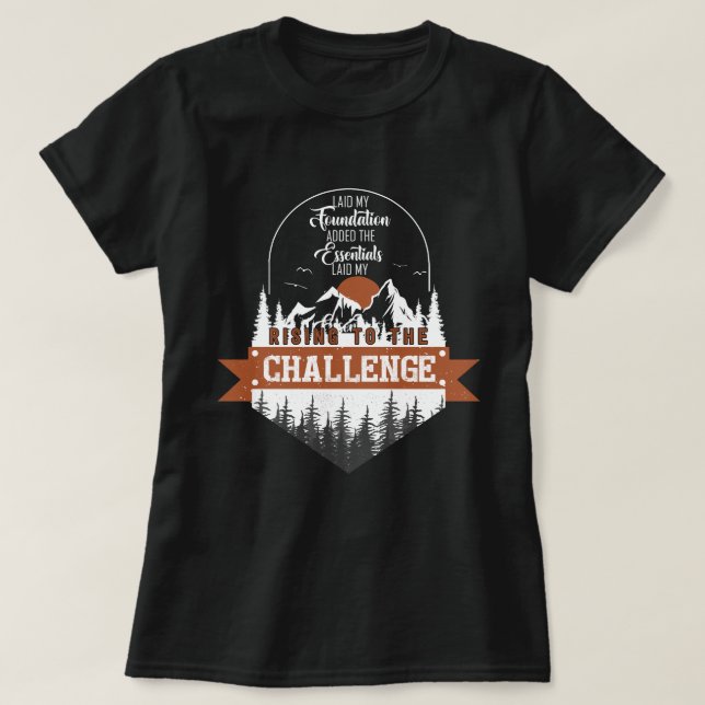 T-shirt CC Conversation Rising to the Challenge Homeschool (Design devant)