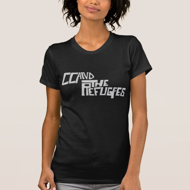 T-shirt Cc et les réfugiés [MMF] - customisé (Devant)