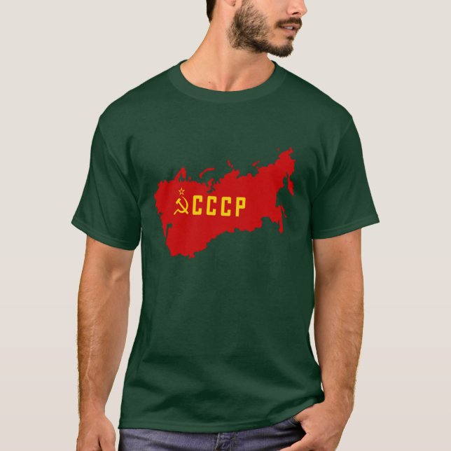 T-shirt CCCP (carte) (Devant)