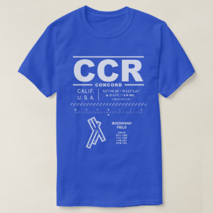 T-shirt CCR de l'aéroport de Buchanan Field