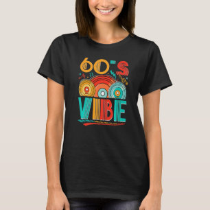 T-shirt CD Ambiance 60s Musique 60s Génération 1960 Rétro