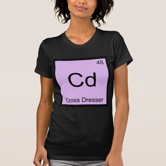 T-shirt Cd - Symbole de l'élément de chimie des Dresseurs  (Devant)
