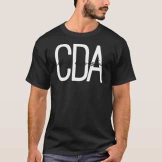 T-shirt CDA certified dental assistant cute