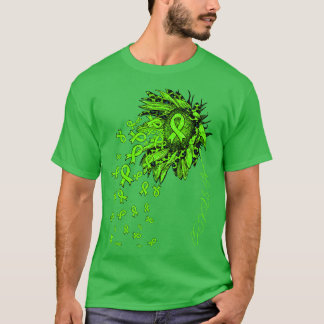 T-shirt CDKL5 Sensibilisation Tournesol fleurs de rubans t