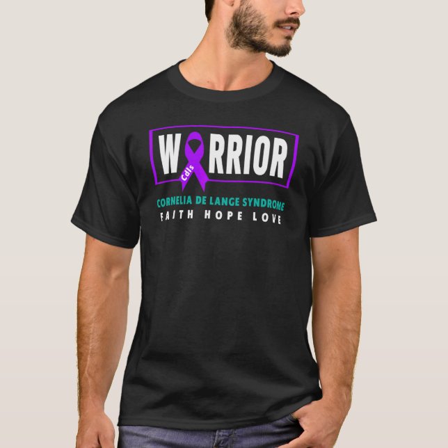 T-shirt Cdls Warrior Cornelia De Lange Syndrome Cdls Awar (Devant)