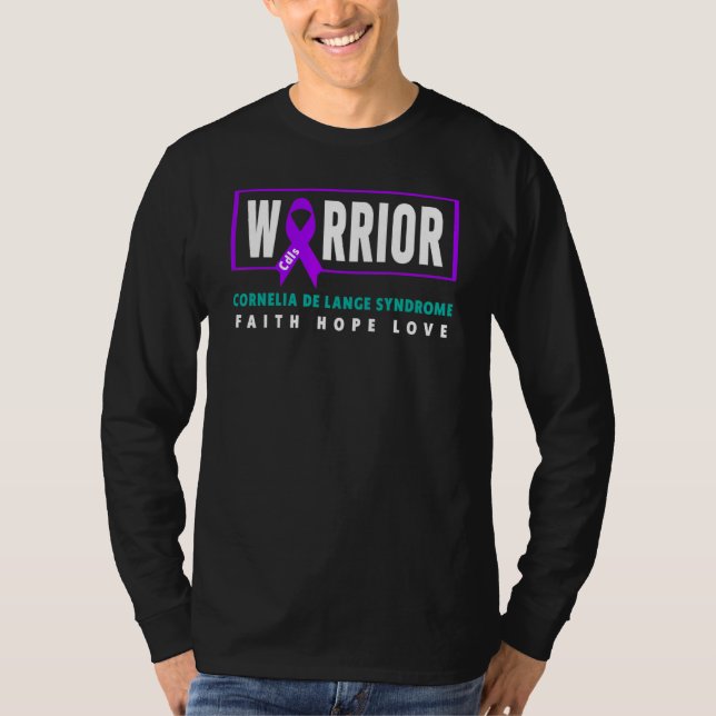 T-shirt Cdls Warrior Cornelia De Lange Syndrome Cdls Awar (Devant)