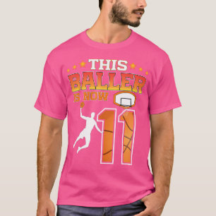 T-shirt Ce Baller A Maintenant 11 Ans 11E Anniversaire