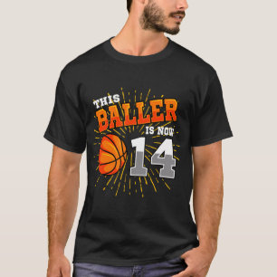 T-shirt Ce Baller Est Maintenant 14 Basketball 14E Par Ann