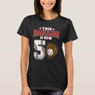 T-shirt Ce Baller Est Maintenant 5 Ans Joueurs De Baseball