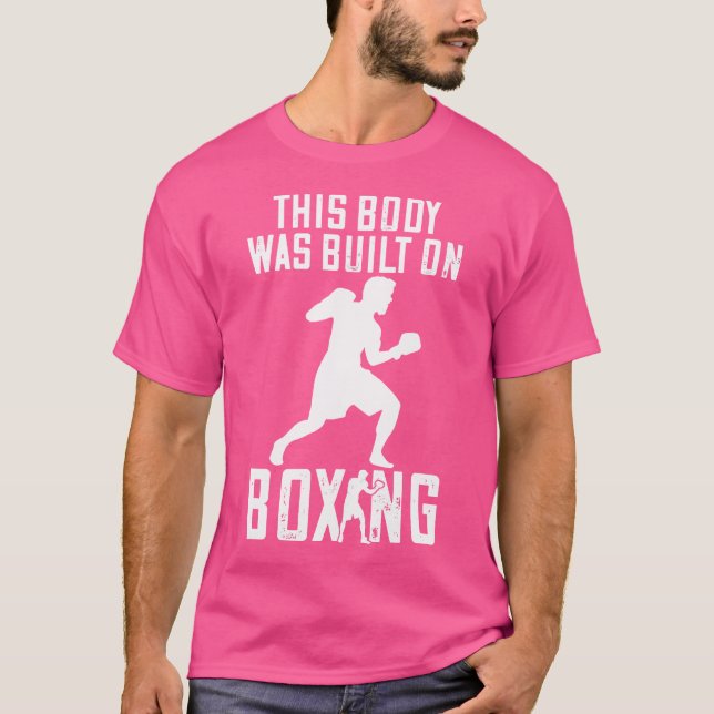 T-shirt Ce Boby A Été Construit Boxer Boxer Corps Kickboxi (Devant)