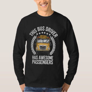T-shirt Ce Bus A Des Passagers Géniaux Conducteur De Bus S