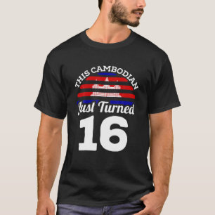 T-shirt Ce Cambodgien Vient De Transformer 16 Cambodge 16E