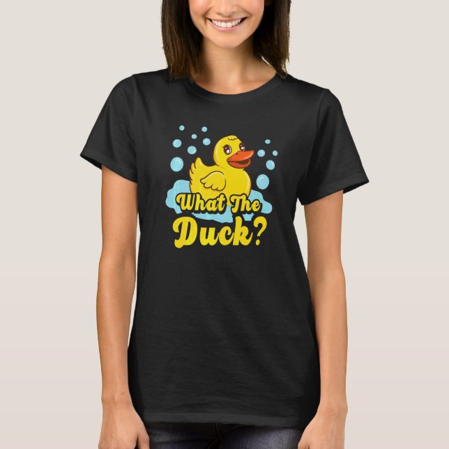 T-shirt Ce canard jaune caoutchouc canard (Devant)
