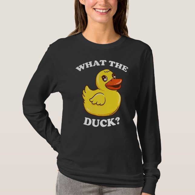 T-shirt Ce canard Jaune Caoutchouc Canard Canard Quack (Devant)