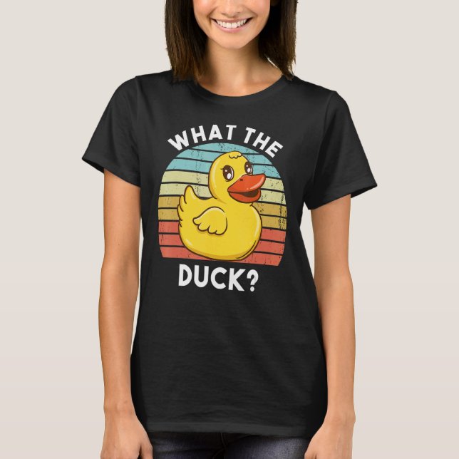 T-shirt Ce canard Jaune Caoutchouc Canard Canard Quack (Devant)