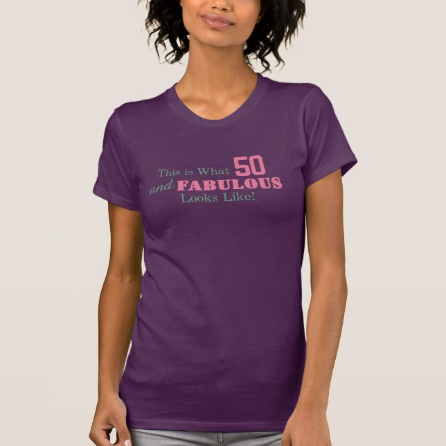 T-shirt Ce ce qui 50 et regards FABULEUX aiment le (Devant)