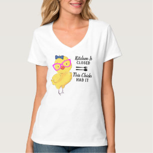 T-shirt Ce chic est fatigué de la cuisine de Cuisine est f