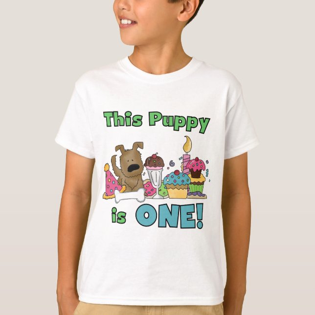 T-shirt Ce chiot est un tee-shirt et un cadeau (Devant)